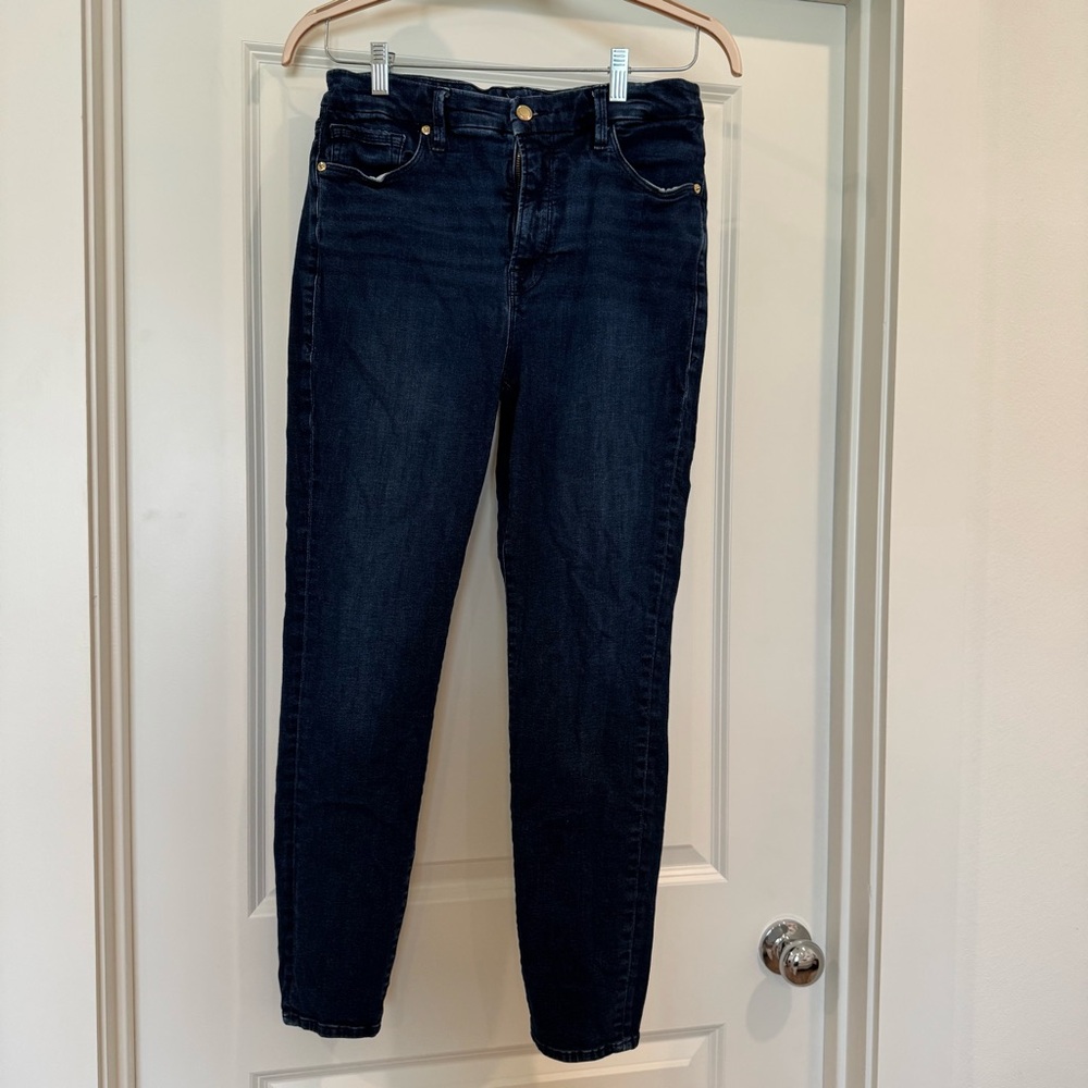 Good American Dark Blue Skinny Jeans